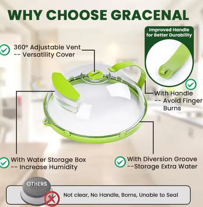 La cloche micro-onde à vapeur