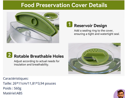 La cloche micro-onde à vapeur